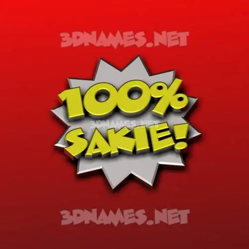 sakie in 100 Percent style - 3D name wallpaper sakie in 100 Percent style - 3D name wallpaper