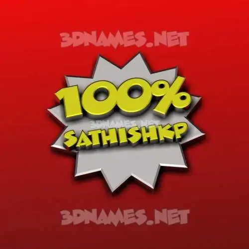 sathishkp in 100 Percent style - 3D name wallpaper sathishkp in 100 Percent style - 3D name wallpaper