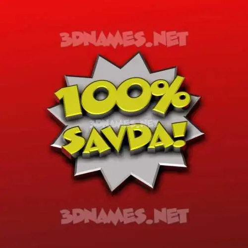 savda in 100 Percent style - 3D name wallpaper savda in 100 Percent style - 3D name wallpaper