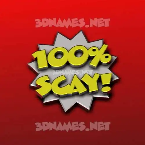 scay in 100 Percent style - 3D name wallpaper scay in 100 Percent style - 3D name wallpaper