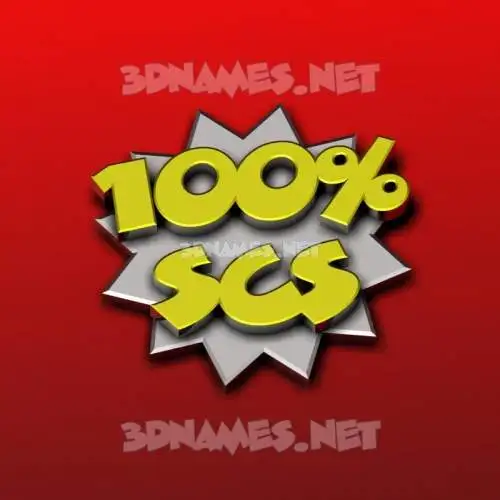 scs in 100 Percent style - 3D name wallpaper scs in 100 Percent style - 3D name wallpaper