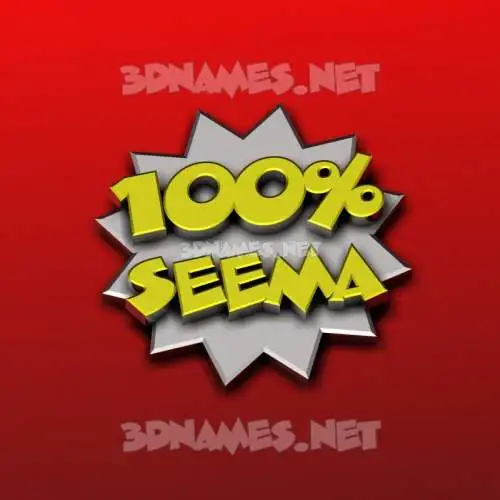 seema in 100 Percent style - 3D name wallpaper seema in 100 Percent style - 3D name wallpaper