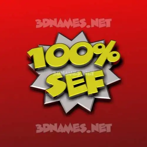 sef in 100 Percent style - 3D name wallpaper sef in 100 Percent style - 3D name wallpaper