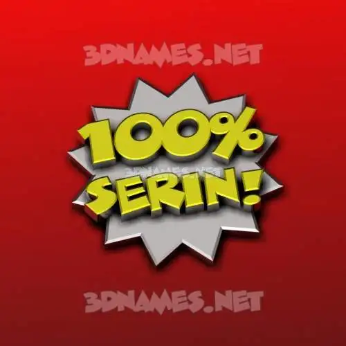 serin in 100 Percent style - 3D name wallpaper serin in 100 Percent style - 3D name wallpaper