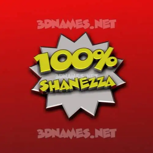 shanezza in 100 Percent style - 3D name wallpaper shanezza in 100 Percent style - 3D name wallpaper
