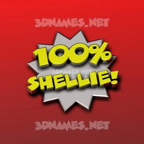 shellie in 100 Percent style - 3D name wallpaper shellie in 100 Percent style - 3D name wallpaper