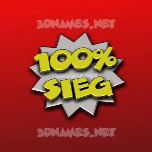 sieg in 100 Percent style - 3D name wallpaper sieg in 100 Percent style - 3D name wallpaper