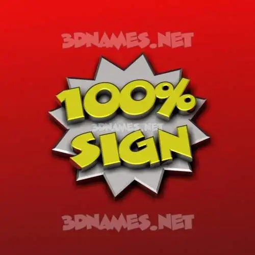 sign in 100 Percent style - 3D name wallpaper sign in 100 Percent style - 3D name wallpaper