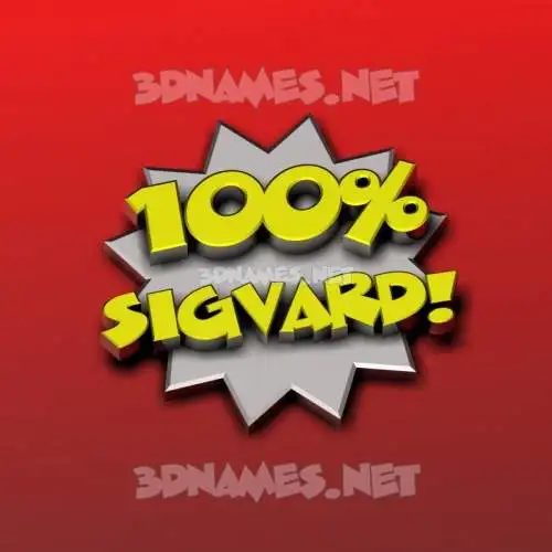 sigvard in 100 Percent style - 3D name wallpaper sigvard in 100 Percent style - 3D name wallpaper