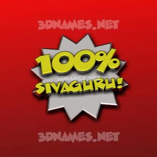 sivaguru in 100 Percent style - 3D name wallpaper sivaguru in 100 Percent style - 3D name wallpaper