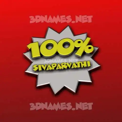sivaparvathi in 100 Percent style - 3D name wallpaper sivaparvathi in 100 Percent style - 3D name wallpaper