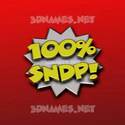 sndp in 100 Percent style - 3D name wallpaper sndp in 100 Percent style - 3D name wallpaper