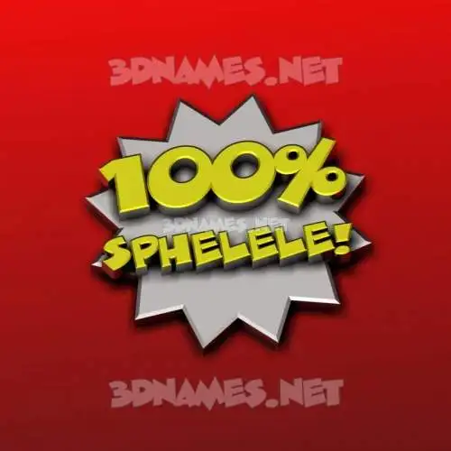 sphelele in 100 Percent style - 3D name wallpaper sphelele in 100 Percent style - 3D name wallpaper