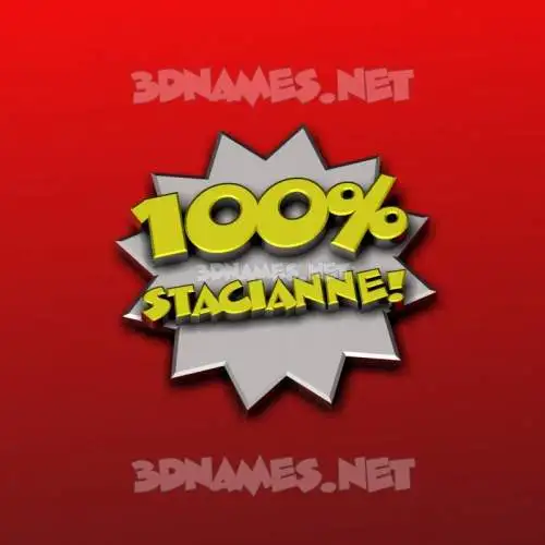 stacianne in 100 Percent style - 3D name wallpaper stacianne in 100 Percent style - 3D name wallpaper
