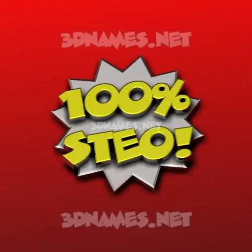 steo in 100 Percent style - 3D name wallpaper steo in 100 Percent style - 3D name wallpaper