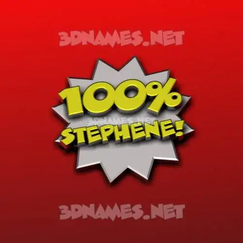 stephene in 100 Percent style - 3D name wallpaper stephene in 100 Percent style - 3D name wallpaper