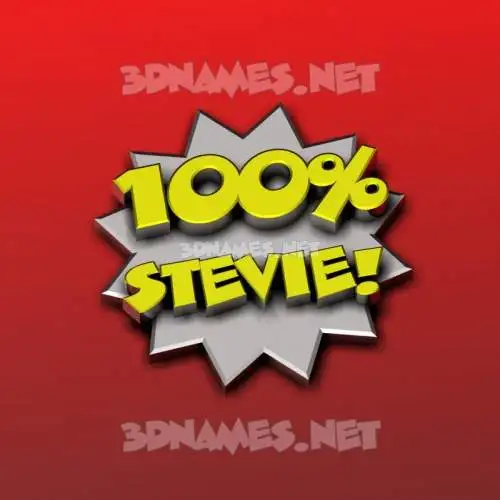 stevie in 100 Percent style - 3D name wallpaper stevie in 100 Percent style - 3D name wallpaper