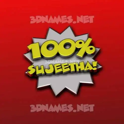 sujeetha in 100 Percent style - 3D name wallpaper sujeetha in 100 Percent style - 3D name wallpaper