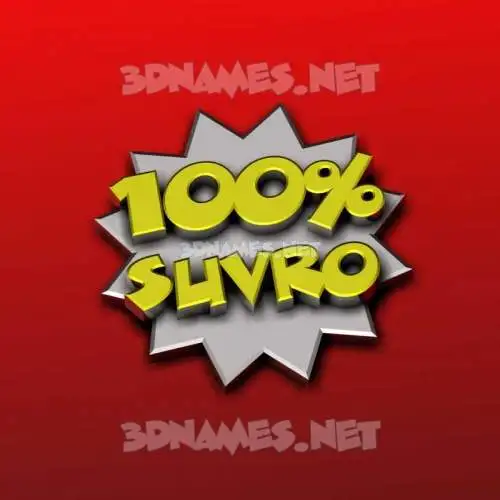 suvro in 100 Percent style - 3D name wallpaper suvro in 100 Percent style - 3D name wallpaper