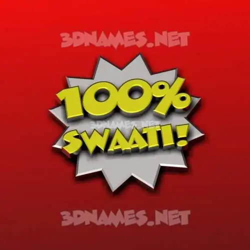 swaati in 100 Percent style - 3D name wallpaper swaati in 100 Percent style - 3D name wallpaper
