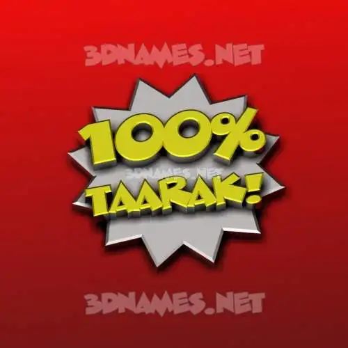 taarak in 100 Percent style - 3D name wallpaper taarak in 100 Percent style - 3D name wallpaper