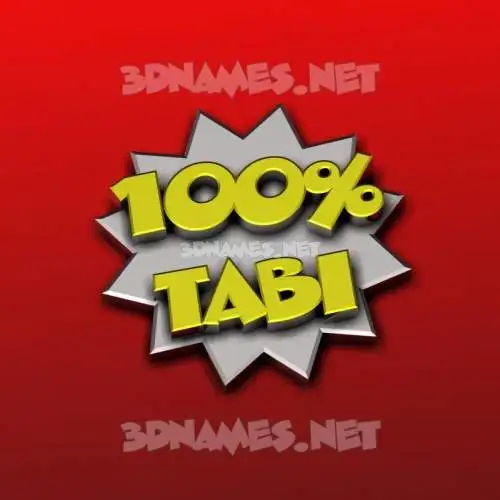 tabi in 100 Percent style - 3D name wallpaper tabi in 100 Percent style - 3D name wallpaper