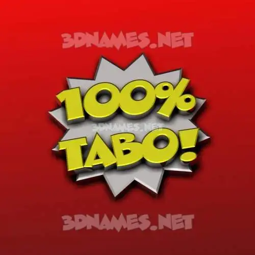 tabo in 100 Percent style - 3D name wallpaper tabo in 100 Percent style - 3D name wallpaper