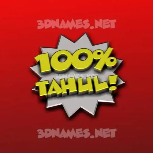 tahul in 100 Percent style - 3D name wallpaper tahul in 100 Percent style - 3D name wallpaper