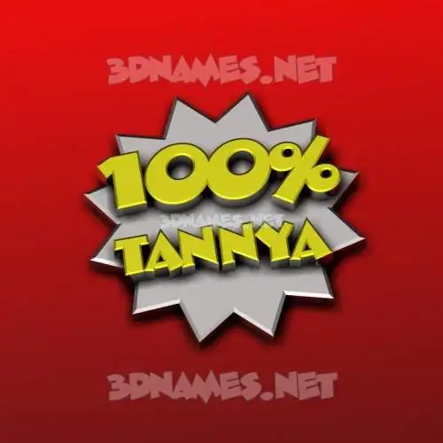 tannya in 100 Percent style - 3D name wallpaper tannya in 100 Percent style - 3D name wallpaper