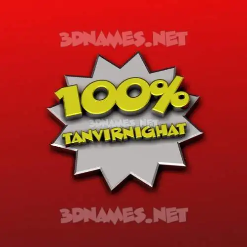 tanvirnighat in 100 Percent style - 3D name wallpaper tanvirnighat in 100 Percent style - 3D name wallpaper