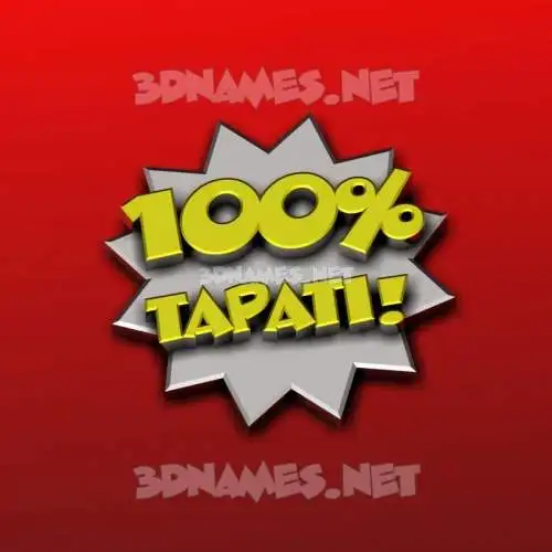 tapati in 100 Percent style - 3D name wallpaper tapati in 100 Percent style - 3D name wallpaper