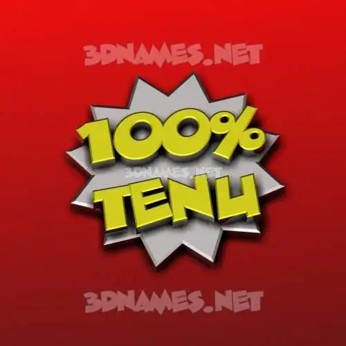 tenu in 100 Percent style - 3D name wallpaper tenu in 100 Percent style - 3D name wallpaper