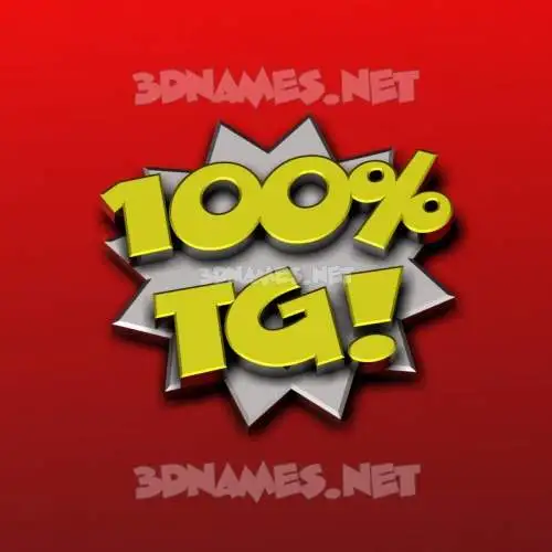 tg in 100 Percent style - 3D name wallpaper tg in 100 Percent style - 3D name wallpaper