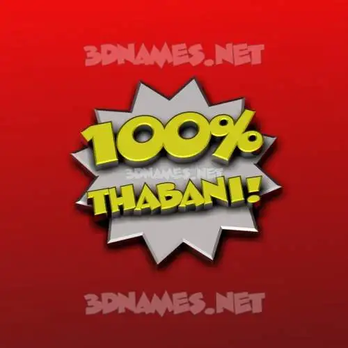 thabani in 100 Percent style - 3D name wallpaper thabani in 100 Percent style - 3D name wallpaper