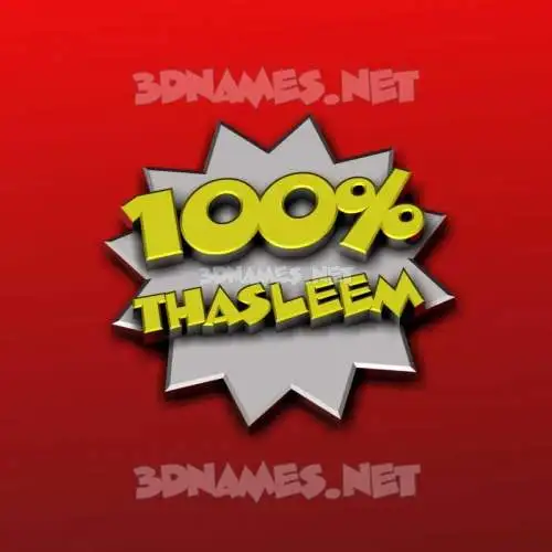 thasleem in 100 Percent style - 3D name wallpaper thasleem in 100 Percent style - 3D name wallpaper