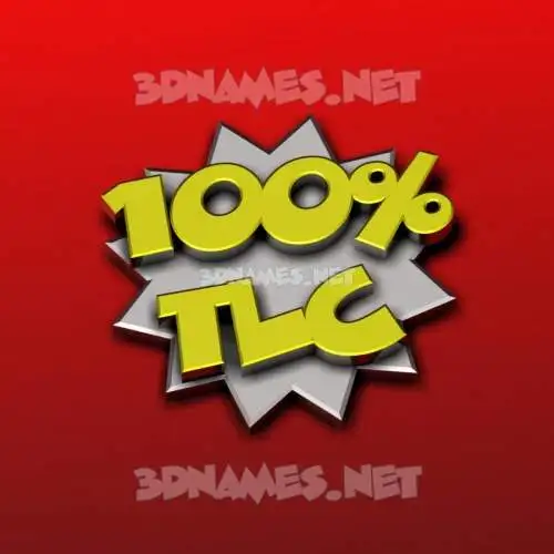 tlc in 100 Percent style - 3D name wallpaper tlc in 100 Percent style - 3D name wallpaper