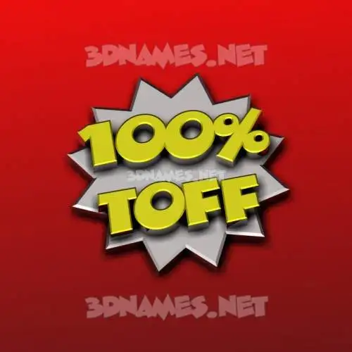 toff in 100 Percent style - 3D name wallpaper toff in 100 Percent style - 3D name wallpaper