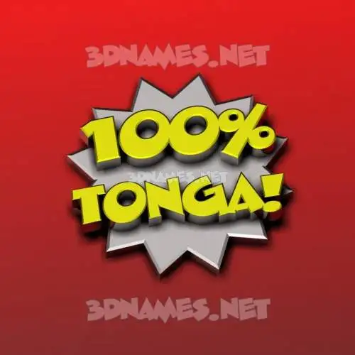 tonga in 100 Percent style - 3D name wallpaper tonga in 100 Percent style - 3D name wallpaper