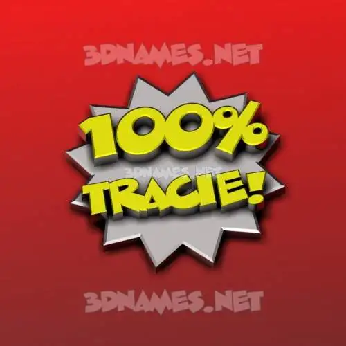 tracie in 100 Percent style - 3D name wallpaper tracie in 100 Percent style - 3D name wallpaper