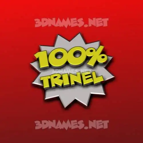 trinel in 100 Percent style - 3D name wallpaper trinel in 100 Percent style - 3D name wallpaper