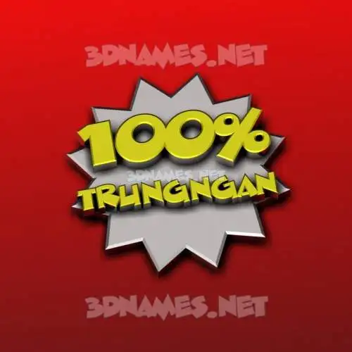 trungngan in 100 Percent style - 3D name wallpaper trungngan in 100 Percent style - 3D name wallpaper