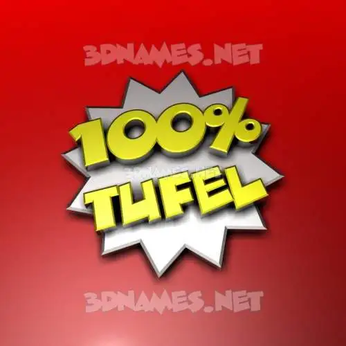 tufel in 100 Percent style - 3D name wallpaper tufel in 100 Percent style - 3D name wallpaper