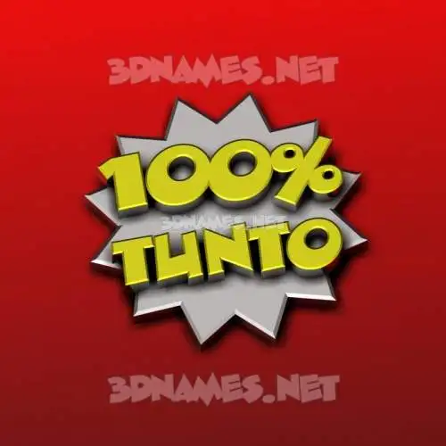 tunto in 100 Percent style - 3D name wallpaper tunto in 100 Percent style - 3D name wallpaper