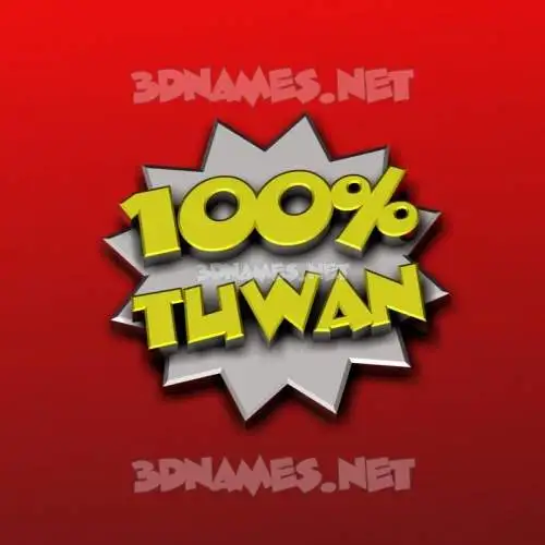 tuwan in 100 Percent style - 3D name wallpaper tuwan in 100 Percent style - 3D name wallpaper