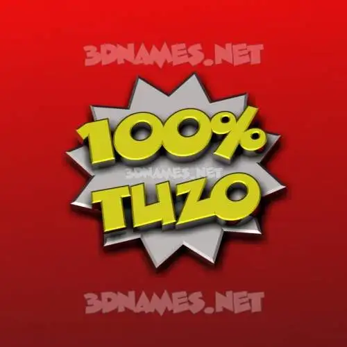 tuzo in 100 Percent style - 3D name wallpaper tuzo in 100 Percent style - 3D name wallpaper