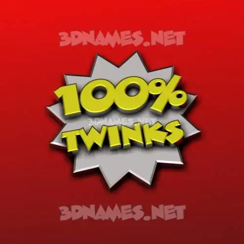 twinks in 100 Percent style - 3D name wallpaper twinks in 100 Percent style - 3D name wallpaper