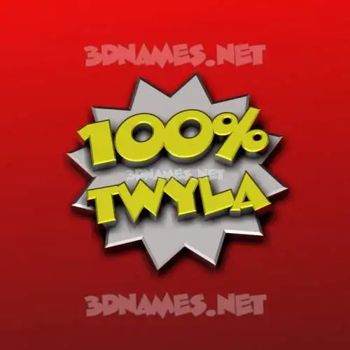 twyla in 100 Percent style - 3D name wallpaper twyla in 100 Percent style - 3D name wallpaper
