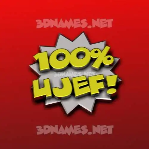 ujef in 100 Percent style - 3D name wallpaper ujef in 100 Percent style - 3D name wallpaper
