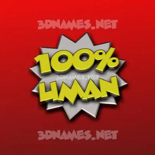uman in 100 Percent style - 3D name wallpaper uman in 100 Percent style - 3D name wallpaper