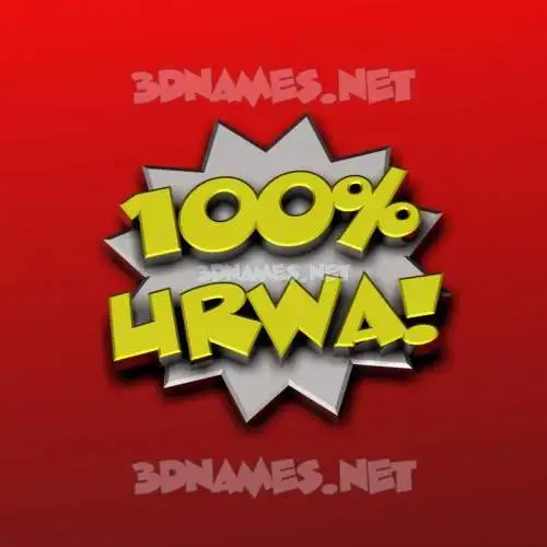 urwa in 100 Percent style - 3D name wallpaper urwa in 100 Percent style - 3D name wallpaper